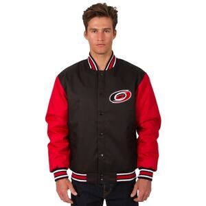 Carolina Hurrocanes Poly-Twill Jacket (P03blk/red)